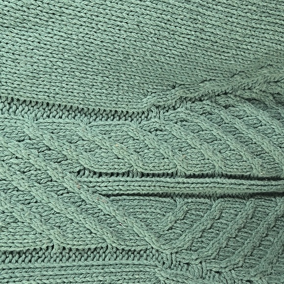 Roxy Green Cable Sweater - Picture 2 of 6